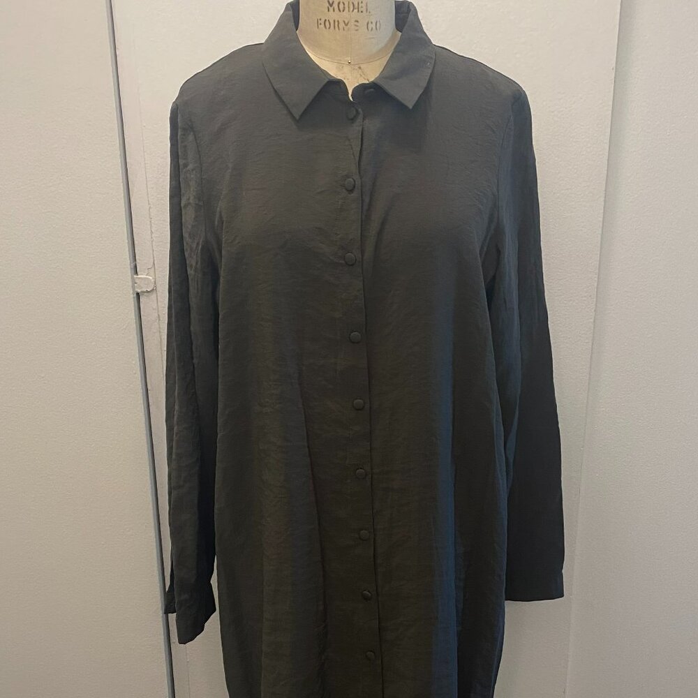 Vintage Button - Up Shirt Dress
